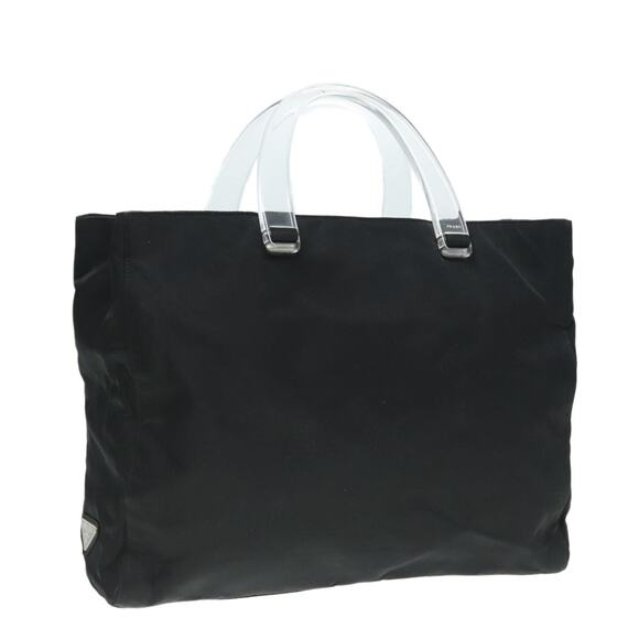 PRADA Hand Bag Nylon Black - Picture 1 of 9